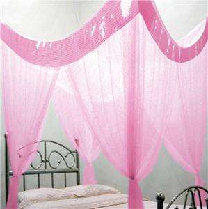 Black Gem 4 Poster Mosquito Net Bed Canopy   QUEEN or KING BED