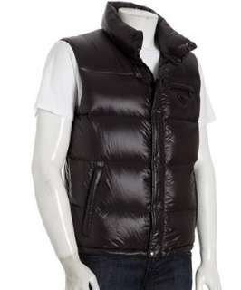 Prada Prada Sport black quilted nylon down vest   