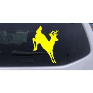 Deer shadow jumping (whole body) Hunting And Fishing Car Window Wall 