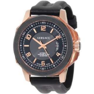 Versace Mens 19A70D009 S009 Diver Automatic Rose Gold Plated Genuine 