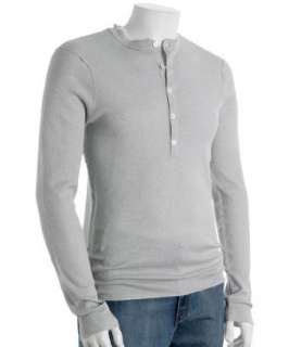 Inhabit steam thermal cotton henley sweater  