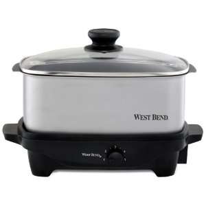  New   5 Qt. Oblong Slow Cooker by West Bend Kitchen 