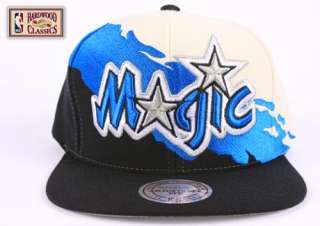 ORLANDO MAGIC Mitchell & Ness NG77 Paintbrush NBA Snapback Hat  