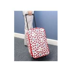   Sanrio Hello Kitty Rolling Hand Luggage Bag Case   White: Toys & Games