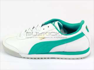 Puma Roma Basic Wns White/Ceramic Green Classic Low Sneakers 2012 