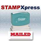 Xstamper MAILED Rubber Stamp SHA1218   Red Ink   Office