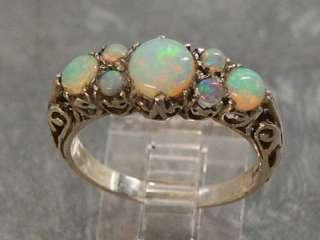 beautiful reproduction of Georgian Opal filigree ring  