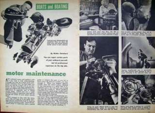Vintage OUTBOARD MOTOR MAINTENANCE How 2 Repair ARTICLE  