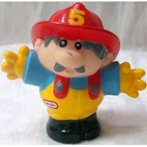   Little Tikes, 3 Fire Fighter Man Replacement Figure Doll Toy Toys