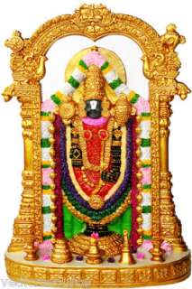Balaji Tirupati India Hindu STATUE God Murti K06N  