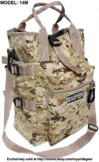 SNIPER Bag Paintball Airsoft Air Soft Gear w/Patch 14M  