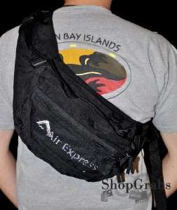   XL Black Military Fanny Pack Shoulder Bag Pack Blk Concealed Carry OD