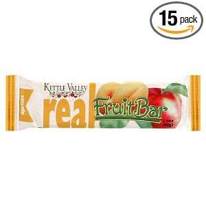   Natural Real Fruit & Fiber Bar, Apricot, 1.4 Ounce Bars (Pack of 15