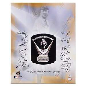   16x20 Cy Young Winners with 14 Signatures Sports Collectibles