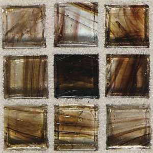  Classic Glass Tiles 5/8 x 5/8 Mosaic Evening Shadow