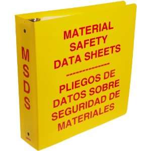   MSDS Binder, Legend Material Safety Data Sheets In English And