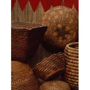 Northwest Native American Tribe Baskets, Collected by Edward Curtis 