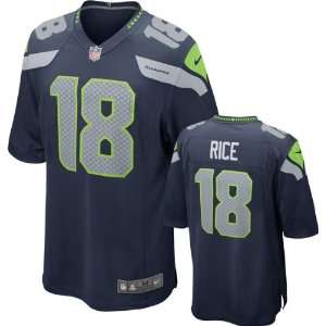   Jersey Home Blue Game Replica #18 Nike Seattle Seahawks Youth Jersey