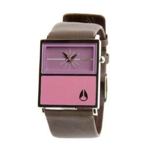 Nixon Chalet Leather Watch   Womens:  Sports & Outdoors