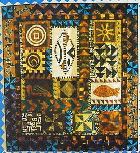 African Safari II   applique wall quilt pattern  