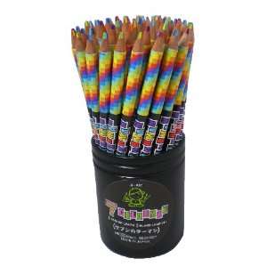  Color Man Multi Colored Pencil. 12 Pack
