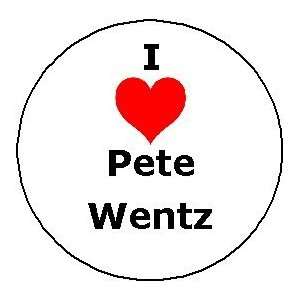  I Love PETE WENTZ Pinback Button Heart Pin 1.25 Fall Out 
