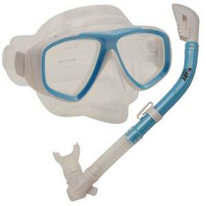 Scuba Dive Snorkeling Purge Mask Dry Snorkel Gear Set  