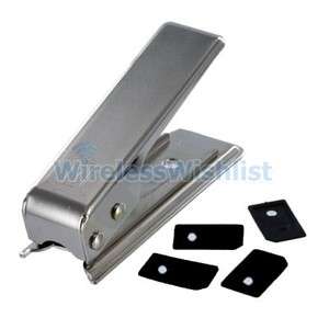 Micro Sim Card Cutter w/ 4 Sim Adapters for iPhone 4G OS  