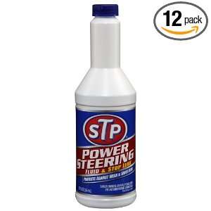 STP Power Steering Fluid & Stop Leak, 12 Fluid Ounce Bottles (Pack of 
