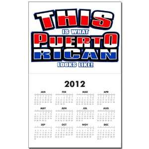 Calendar Print w Current Year This Is What Puerto Rican Looks Like 