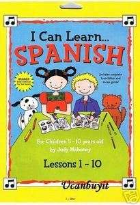 CAN LEARN SPANISH Introductory Workbook Ages 5 10  