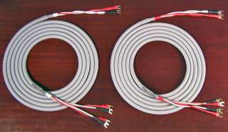 Canare 4S11 Star Quad Speaker Cables, Stereo Pair, bi wire 