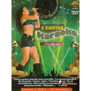  A Cantar Karaoke   Rancheras Spanish DVD 