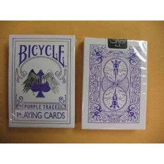 Bicycle Purple Trace Playing Cards Angel Devil Design