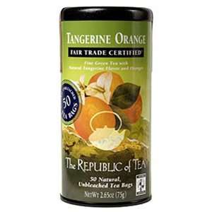 The Republic of Tea, Tangerine Orange Green Tea, 50 Count  