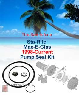 STA RITE Max E Glas Swimming Pool Pump Seal Oring Kit  
