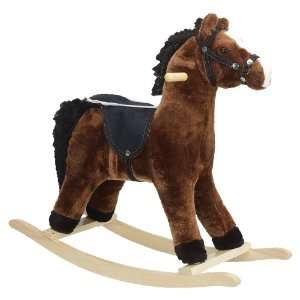  Charm Company Horse Rocker, Dark Brown Dark Brown Toys 