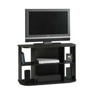  Panel TV Stand Black   Sauder Furniture   408525