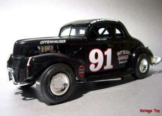   Vintage NASCAR 1940 MODIFIED Ford Stock Car   124 diecast race  