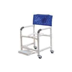 Shower Chair/Commode   22 Internal Width, Foot Rest