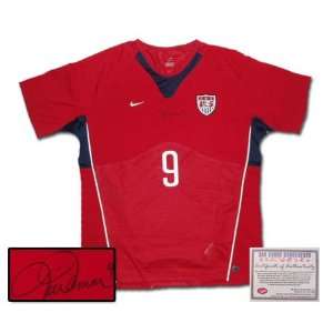   : Mia Hamm Signed Team USA Nike Red Soccer Jersey: Sports & Outdoors