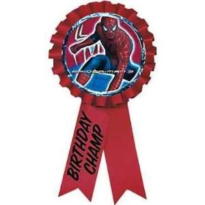 Spiderman 3 Party Guest of Honor Ribbon   1 count