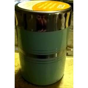   Deluxe Blue Stainless Steel Treat Canister (For Cats)