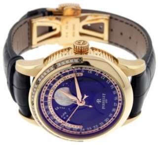   Perrelet A3013/A0063 Moon Phase Automatic Date 18K Gold Diamond Watch