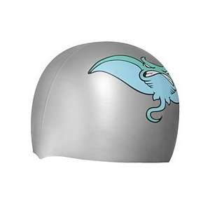 Dolfin Stingray Mascot Silicone Cap Adult Caps Sports 