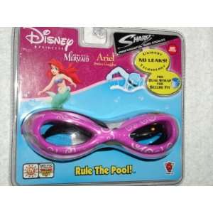  Disney Princess Ariel Swim Goggles ages 4+ Youth   adult 