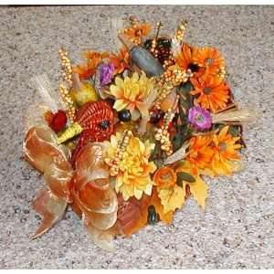    Turkey Basket Artificial Floral Arrangement