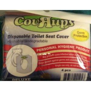    CovRups Deluxe Disposable Toilet Seat Cover 4 pcs