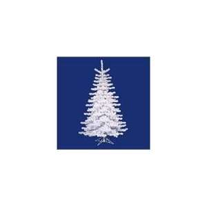   Crystal White Medium Artificial Christmas Tree   Unlit: Home & Kitchen