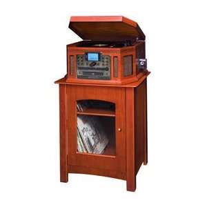  Crosley Cabinet Stand   Oak Electronics